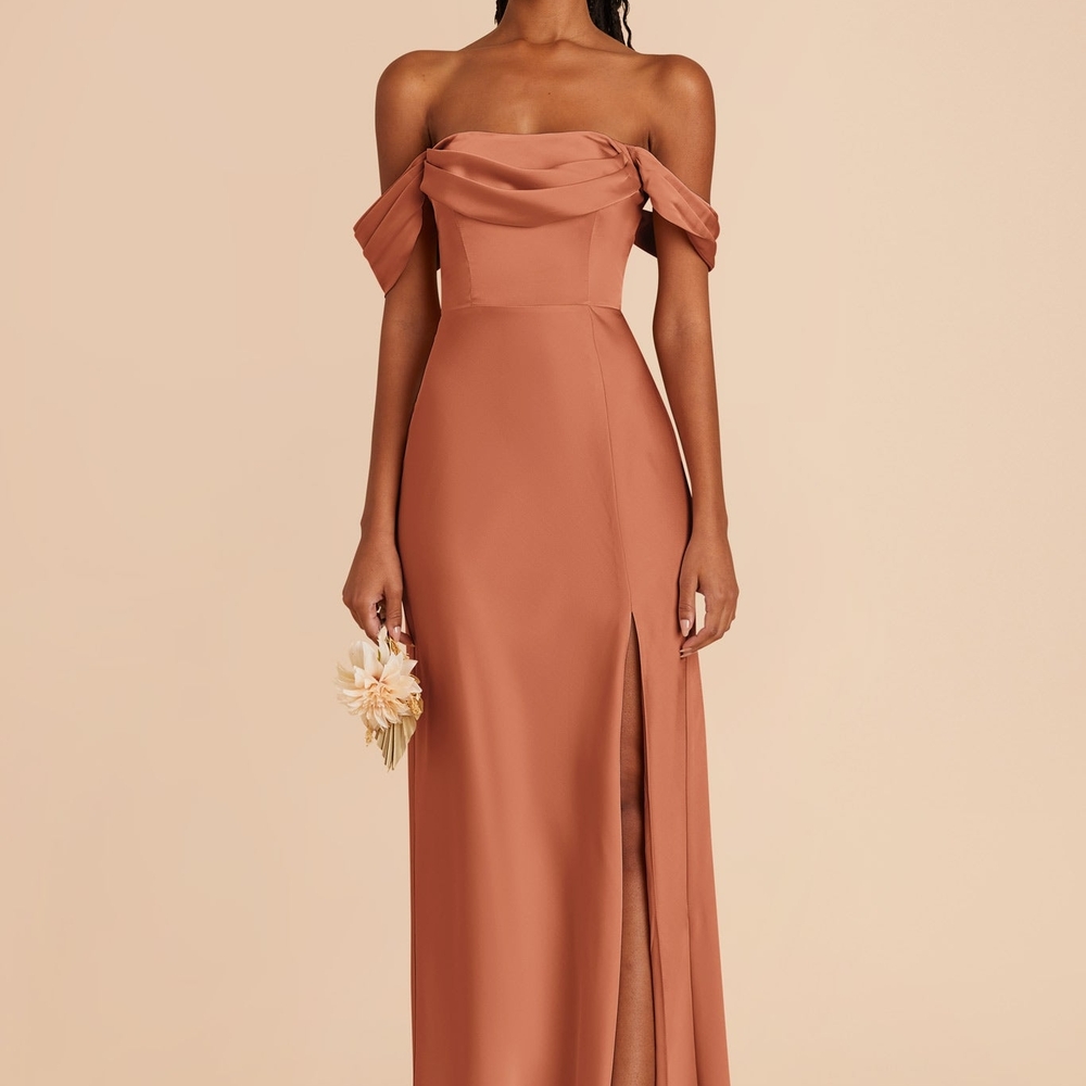 Birdy Grey Mia Convertible Matte Satin Terracotta Size Small